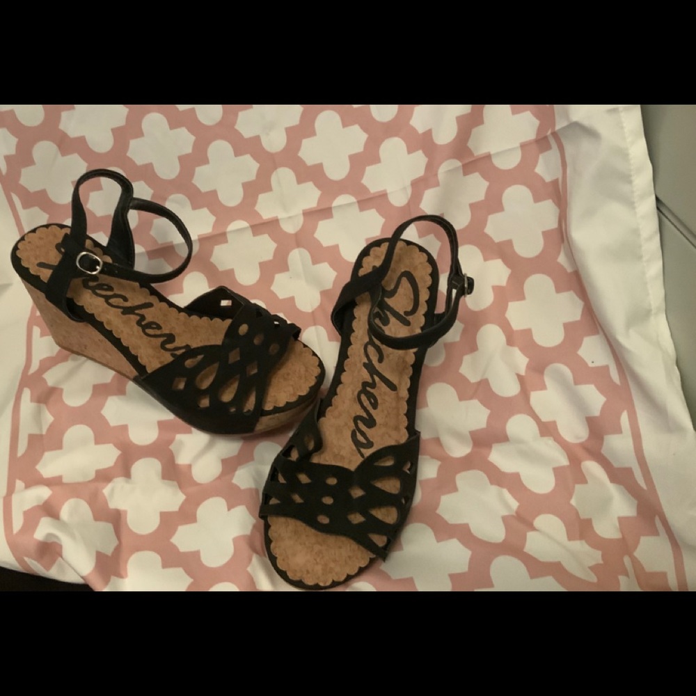 Skechers Black Wedge